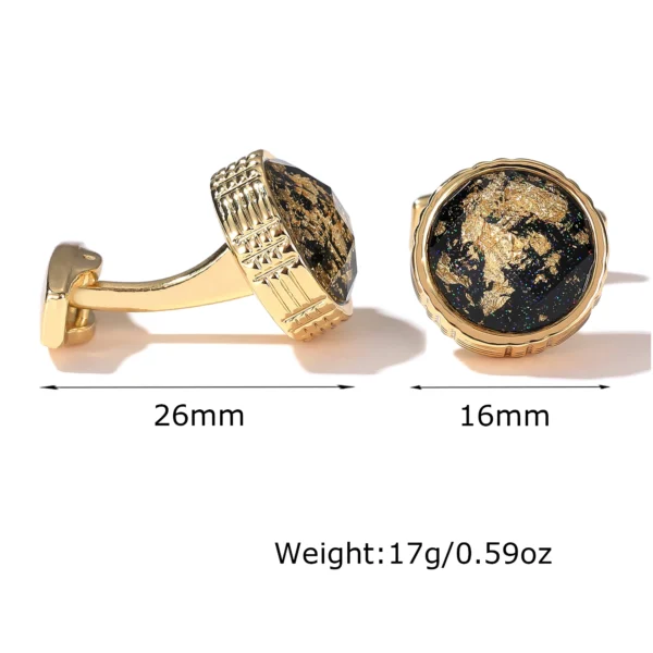 Round Premium Golden Black - Image 3